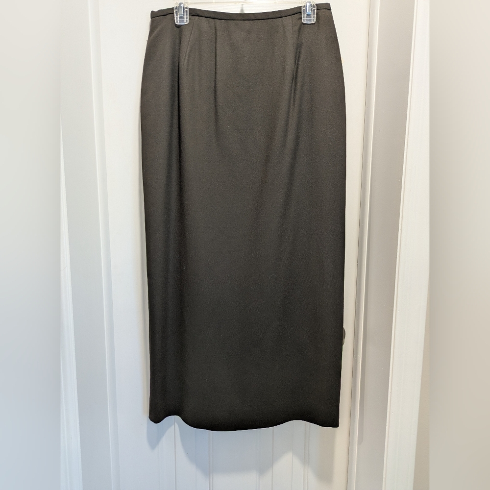 NWT Vintage Evan-Picone Worsted Wool Maxi Skirt Size 12